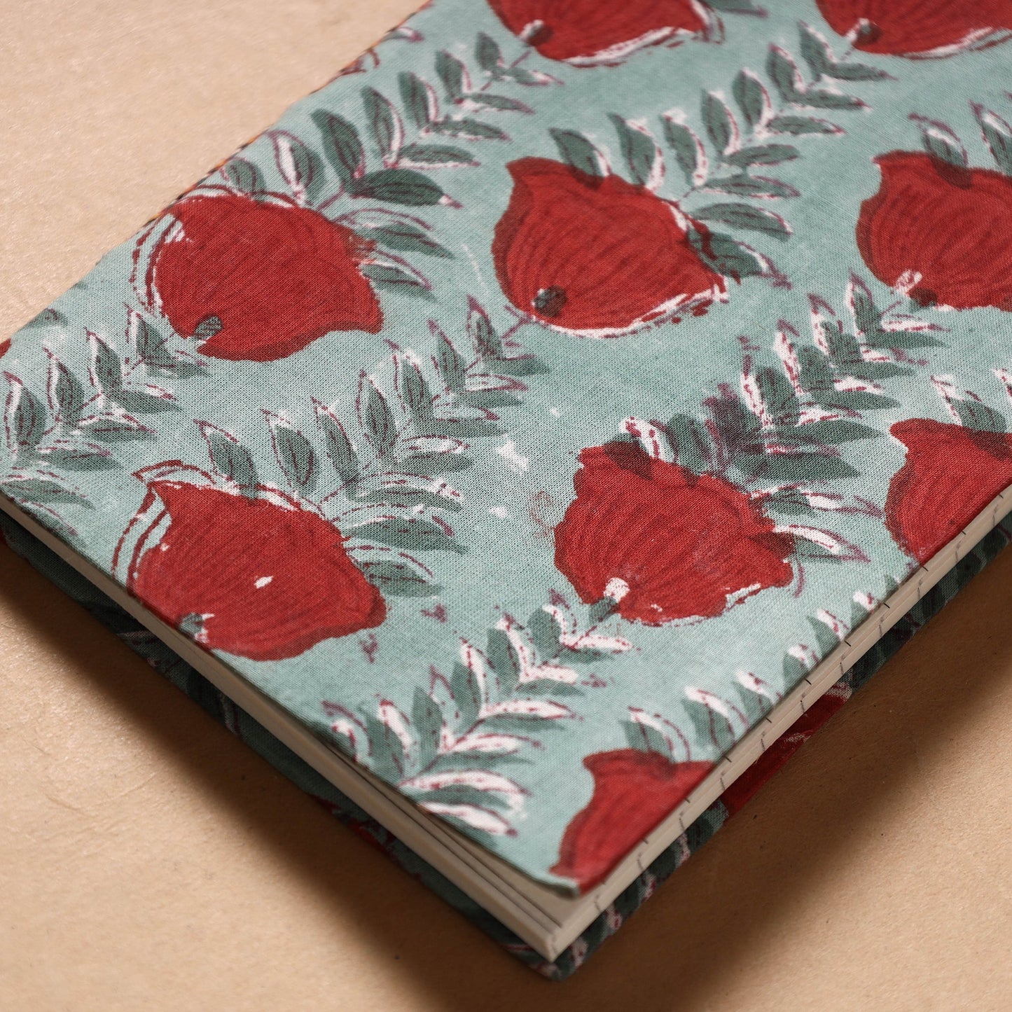 Buy Sanganeri Fabric Cover Handmade Paper Notebook Online at iTokri.com