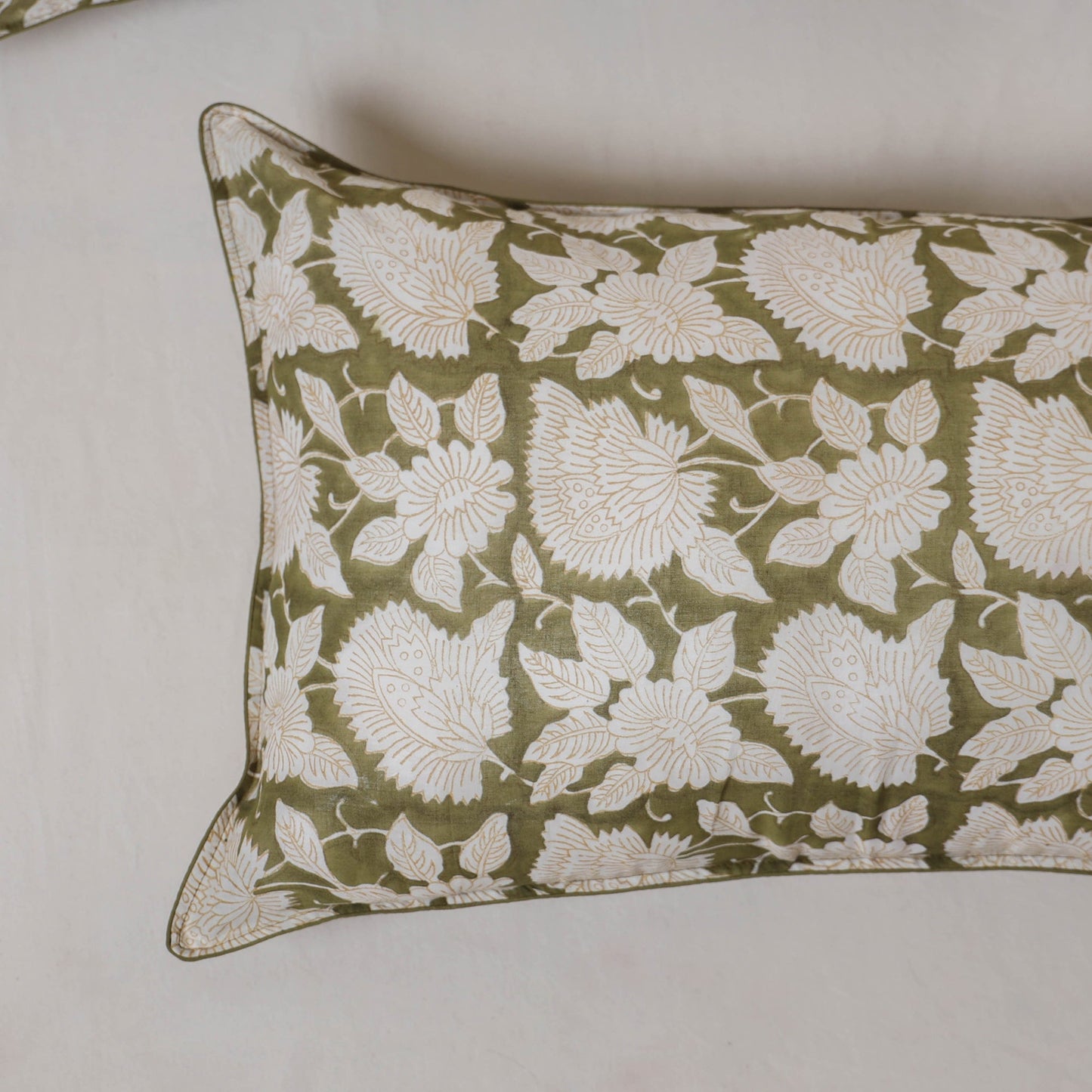 Sanganeri hand block print pillow cover (set of 2) 08