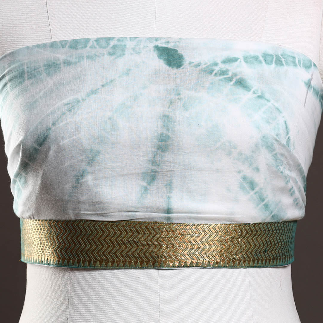 Buy Shibori Tie-Dye Cotton Blouse Piece