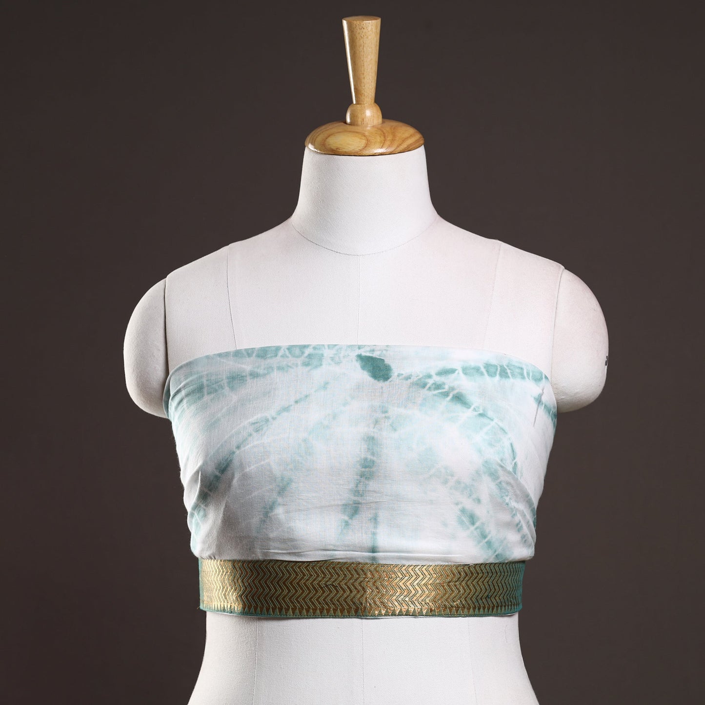 Buy Shibori Tie-Dye Cotton Blouse Piece