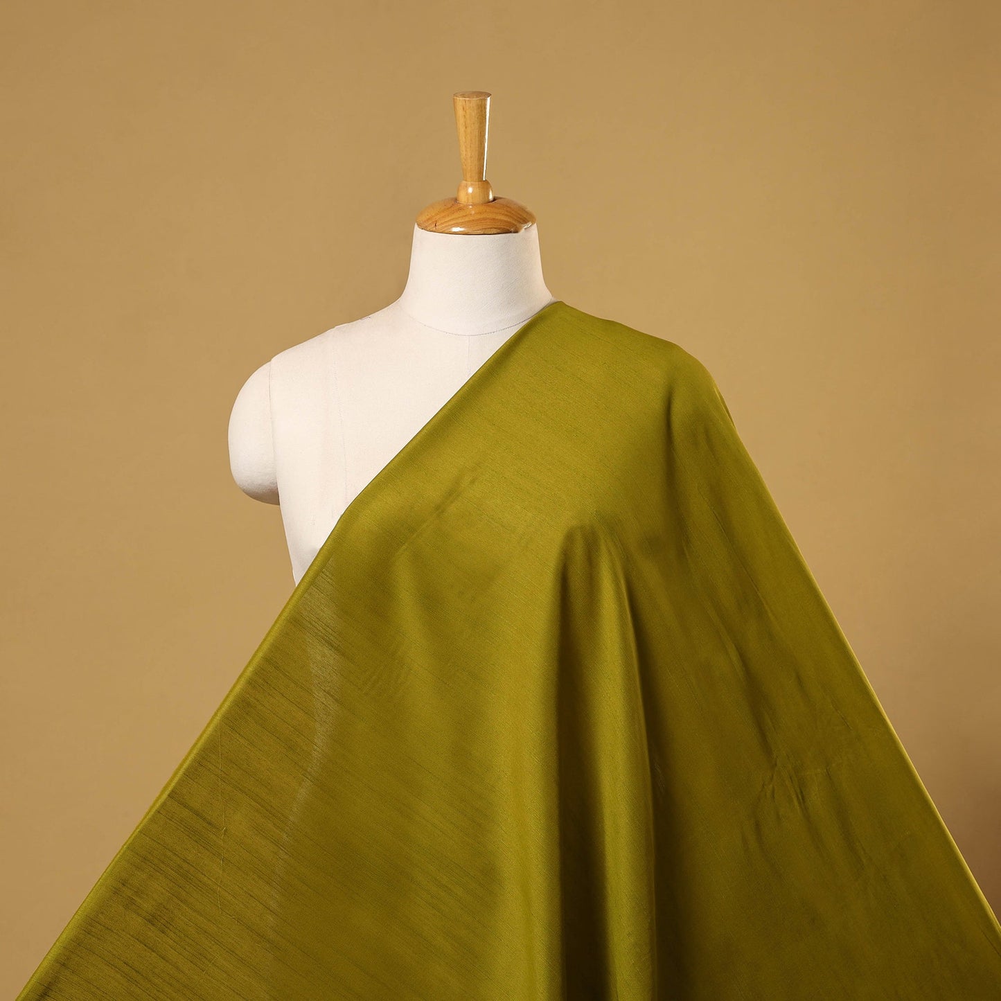Slub silk plain fabric 04 - handcrafted