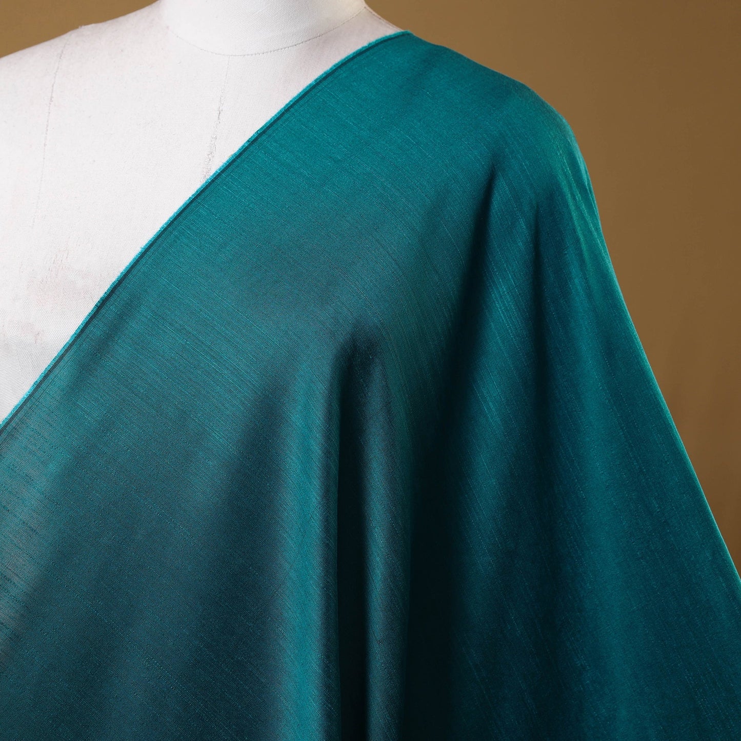 Slub silk plain fabric 18 - handcrafted