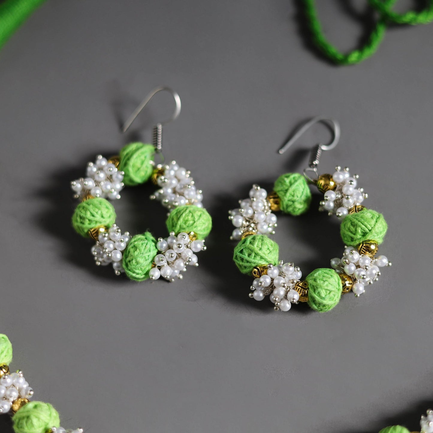 Buy Thread Beads Handmade Necklace Set Online