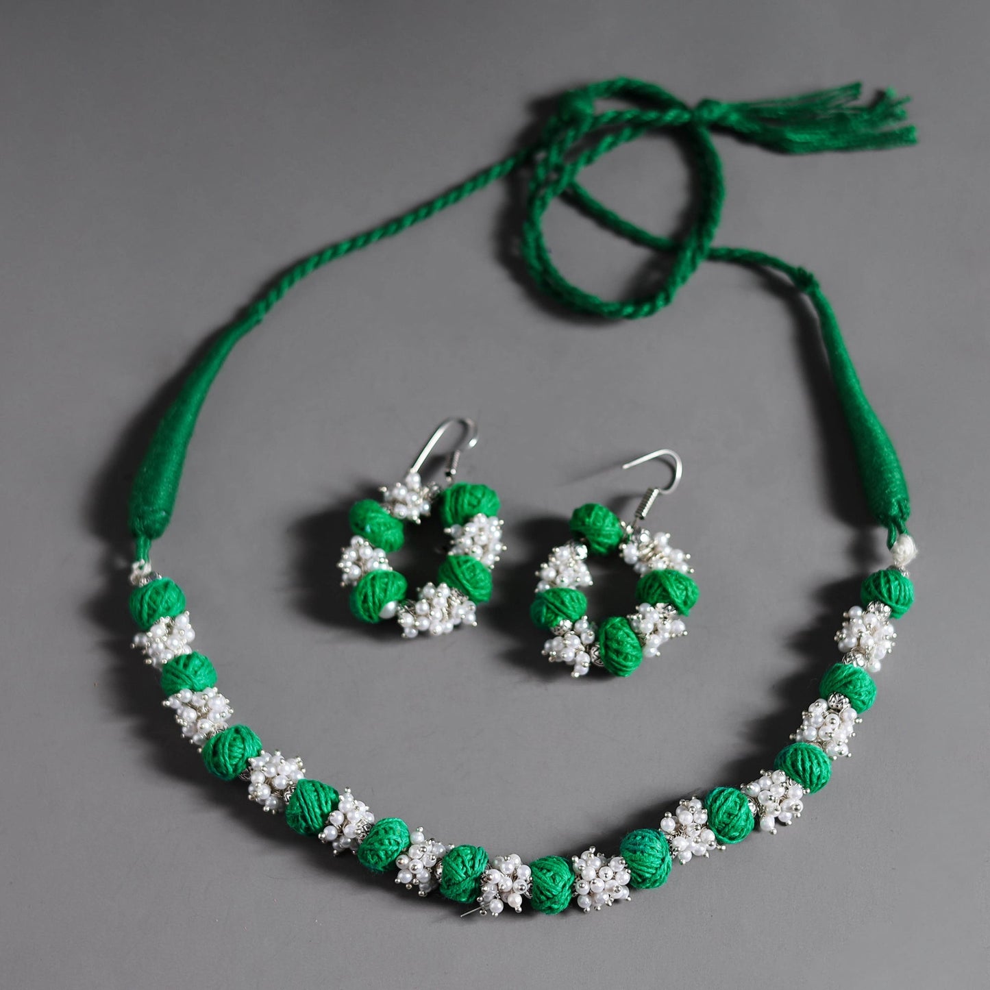 Thread Beads Handmade Necklace Set