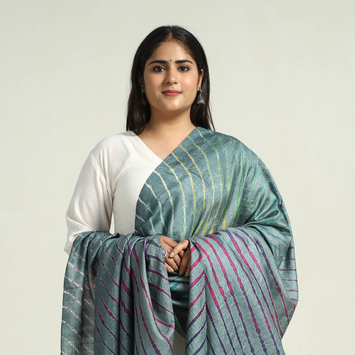 Designer Multicolour Leheriya Dupatta Online