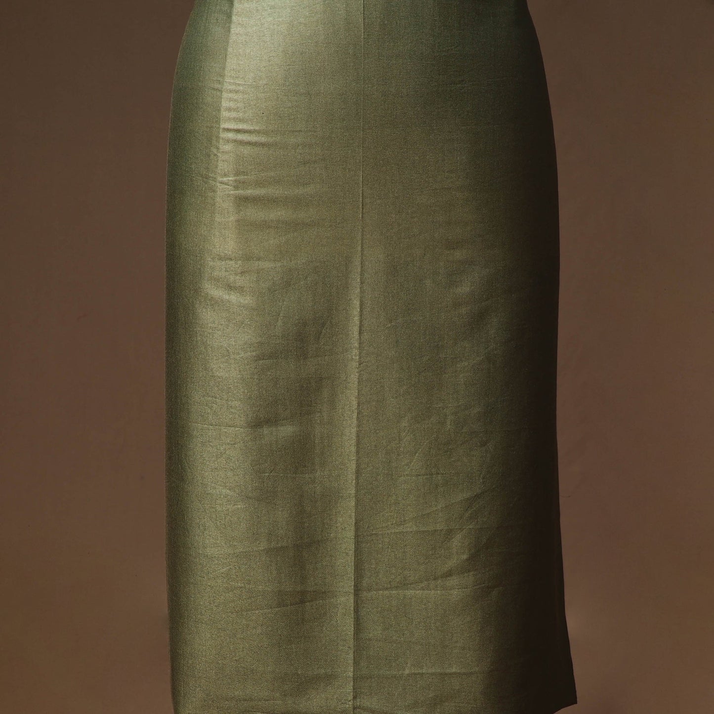 Vidarbha tussar silk handloom plain 2pc unstitched dress