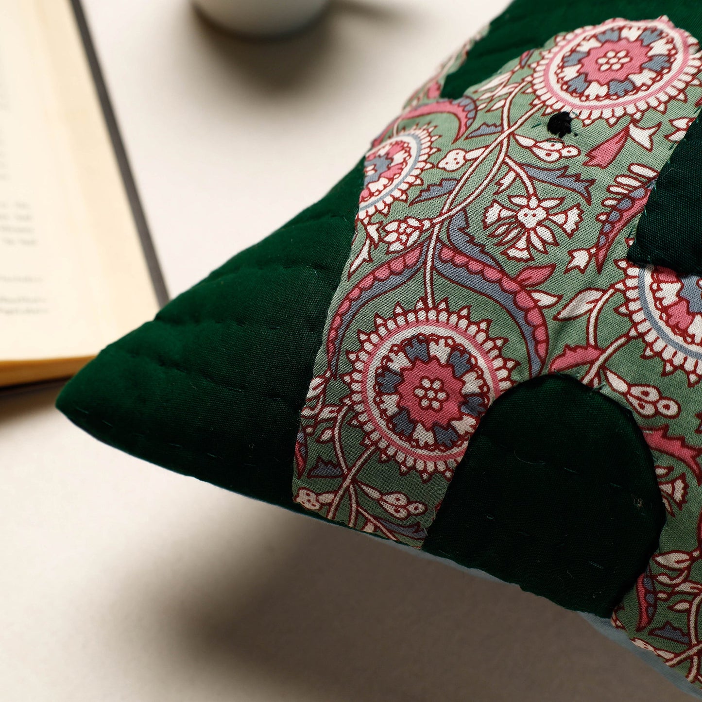 Applique Cushion Cover