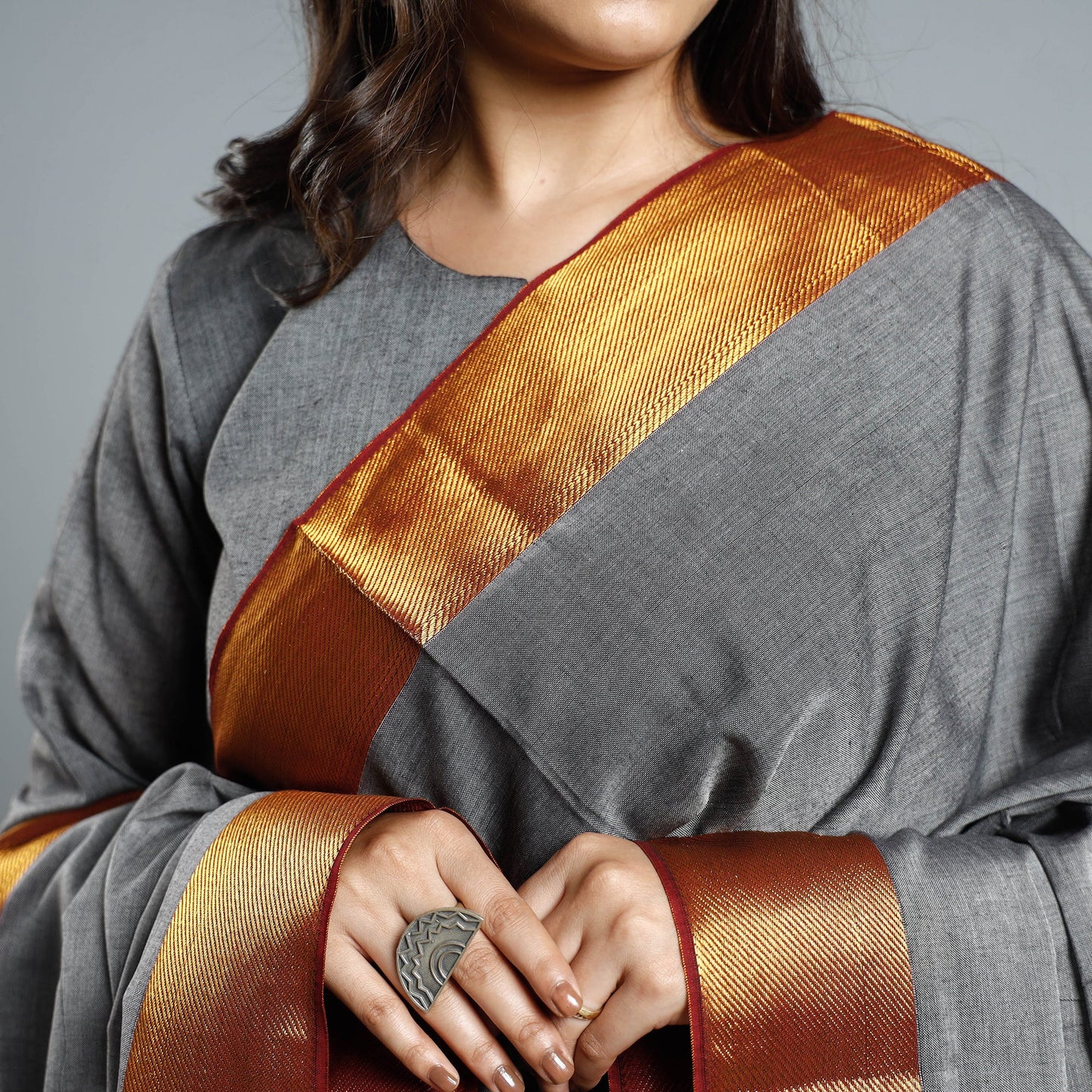 Dharwad Cotton Kurta with Palazzo & Dupatta Set