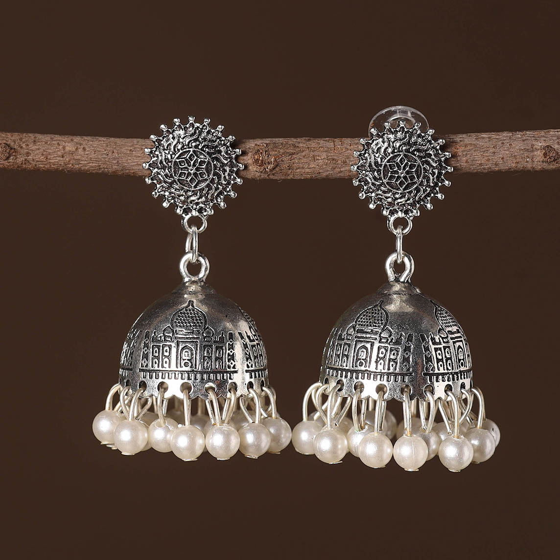German Silver Earrings