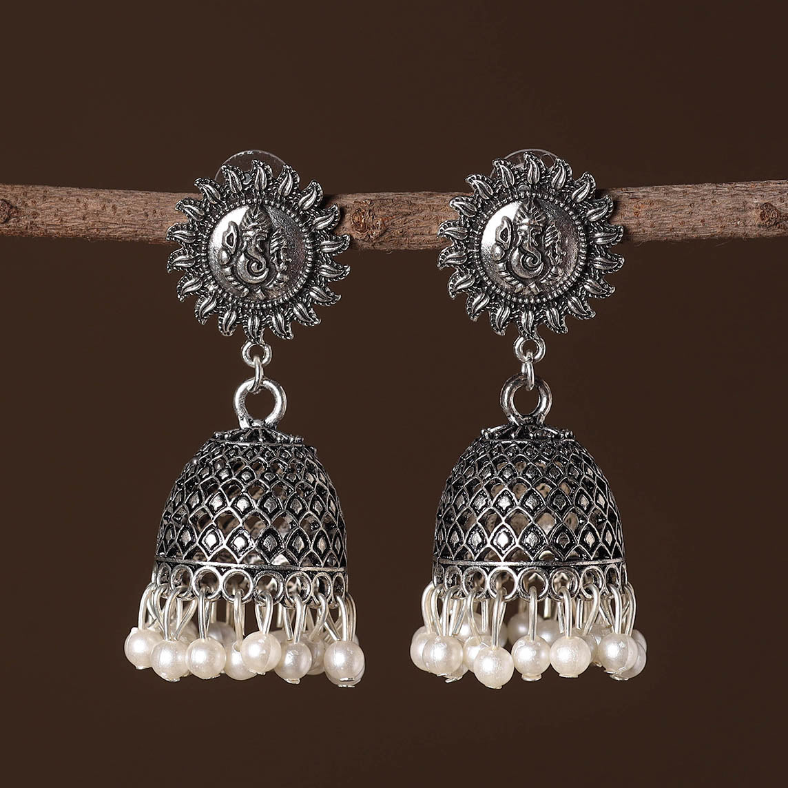 German Silver Earrings