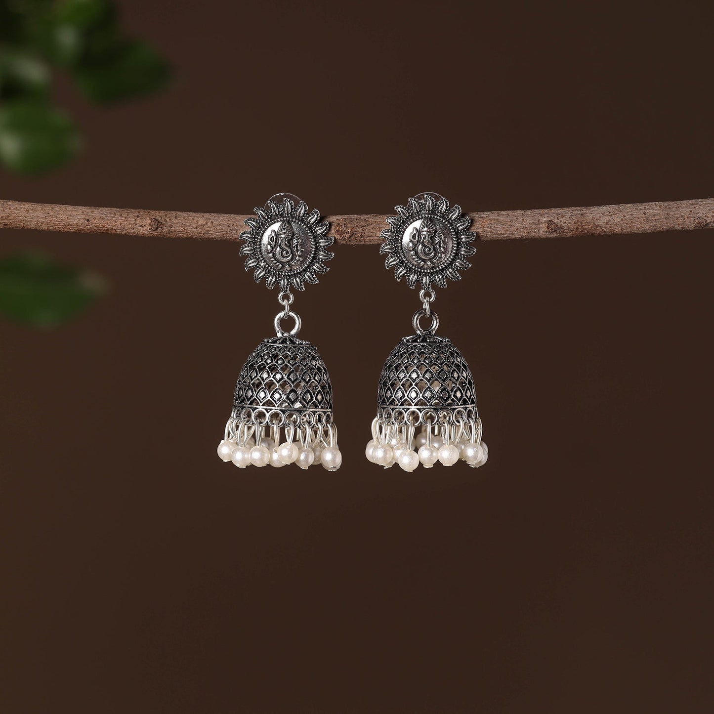 German Silver Earrings