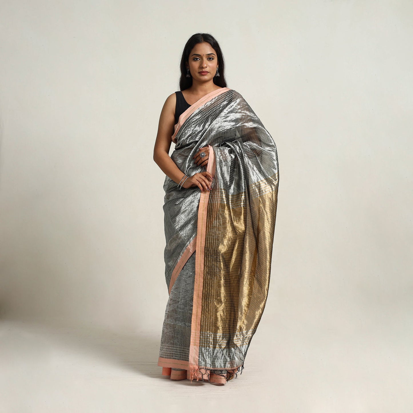 Bhagalpuri Handloom Tussar Silk Saree