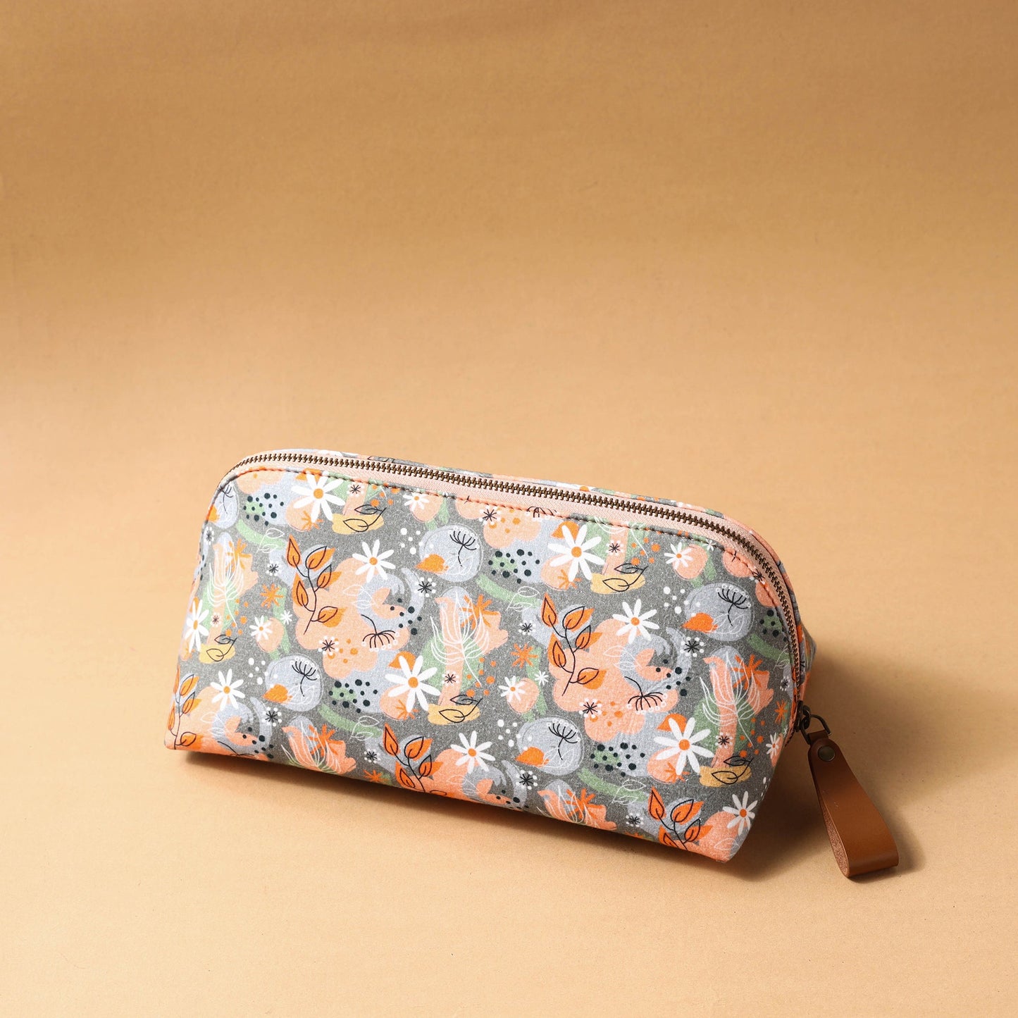 Floral Printed Handcrafted Multipurpose Toiletry Pouch