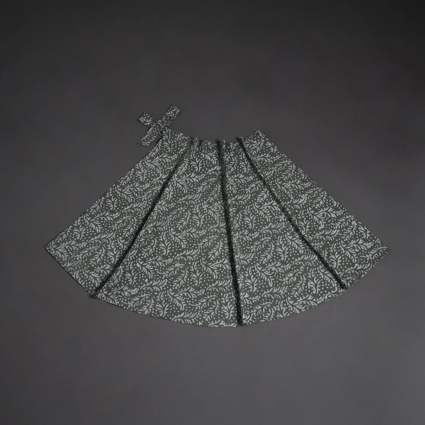 Hand batik cotton wrap around skirt 112 - handcrafted