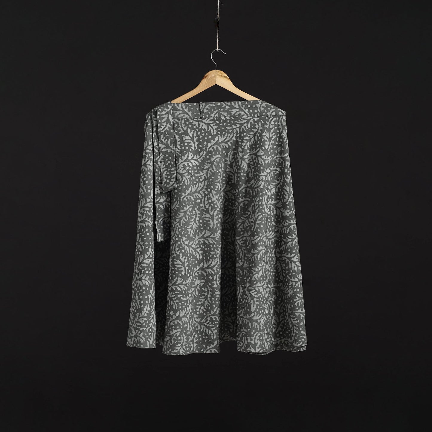 Hand batik cotton wrap around skirt 112 - handcrafted