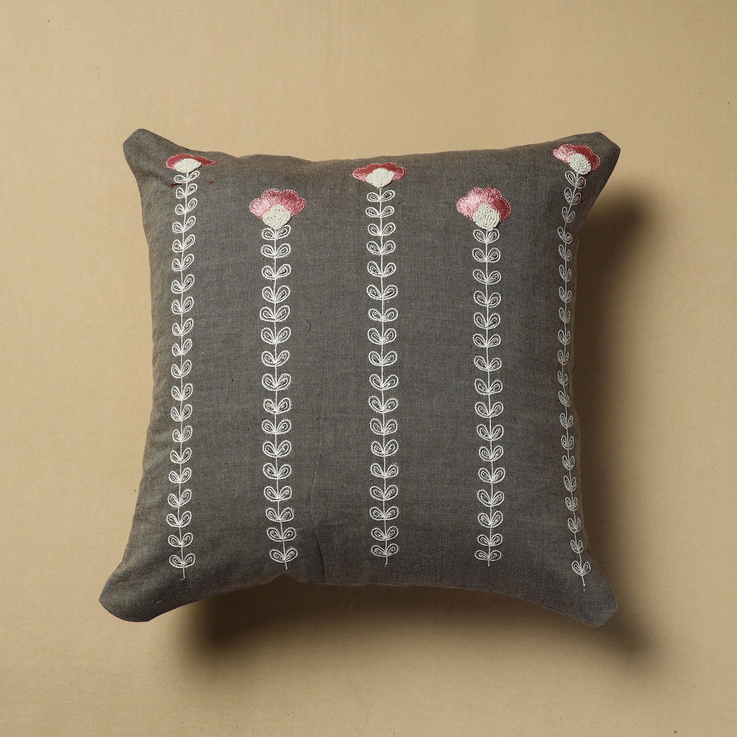 Embroidery Cotton Cushion Cover