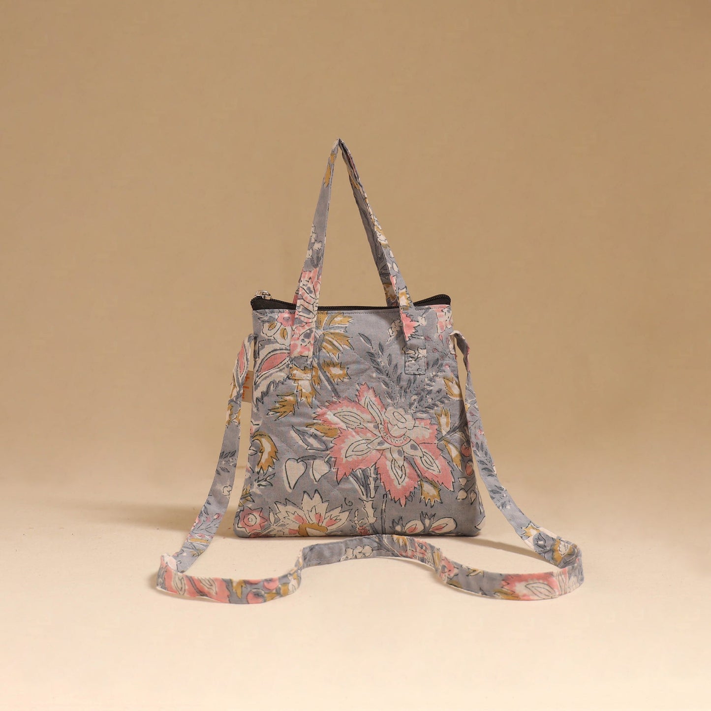 Handcrafted quilted sling bag 25