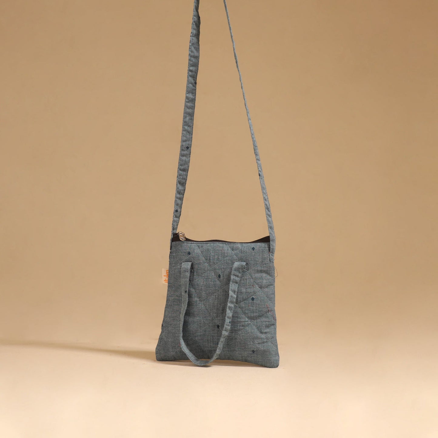 Handcrafted quilted sling bag 80
