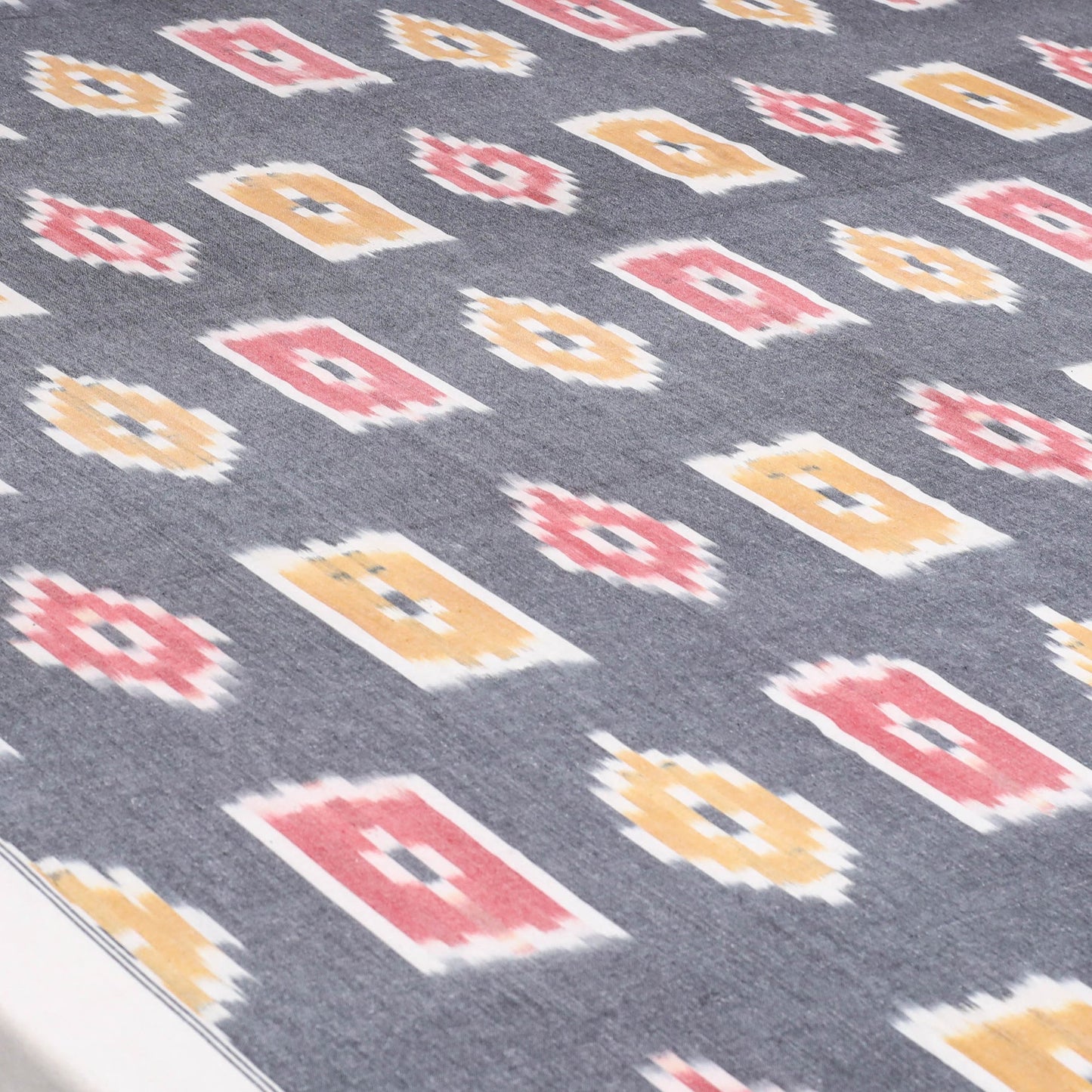 Handloom cotton double pochampally ikat bed sheet set (108