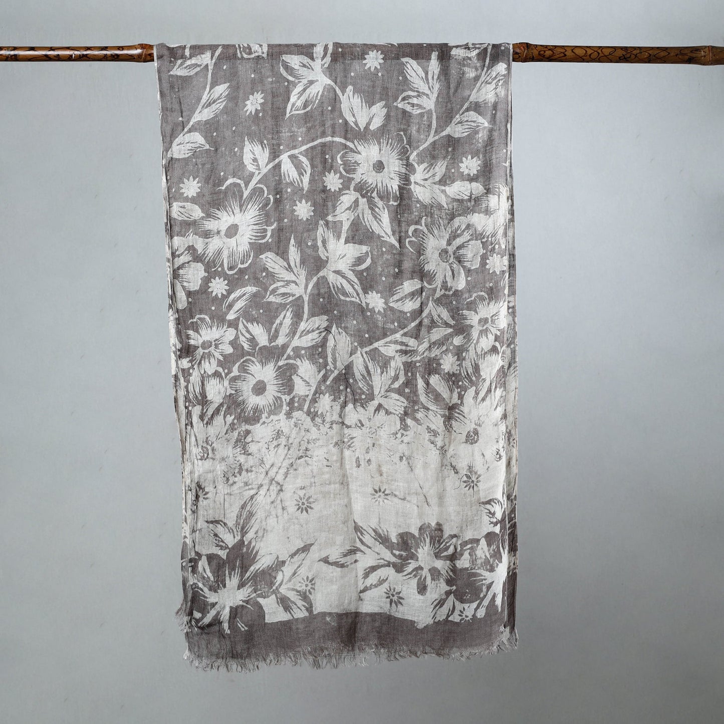 Handloom Block Print Natural Dyed Linen Bindaas Stole