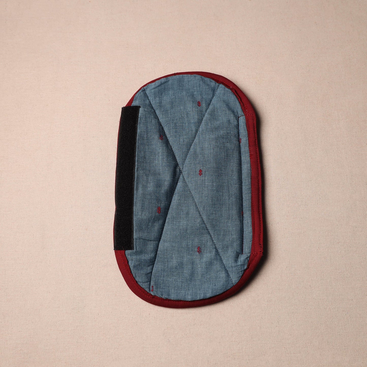 Grey - Handmade Cotton Fridge Handle Cover 04