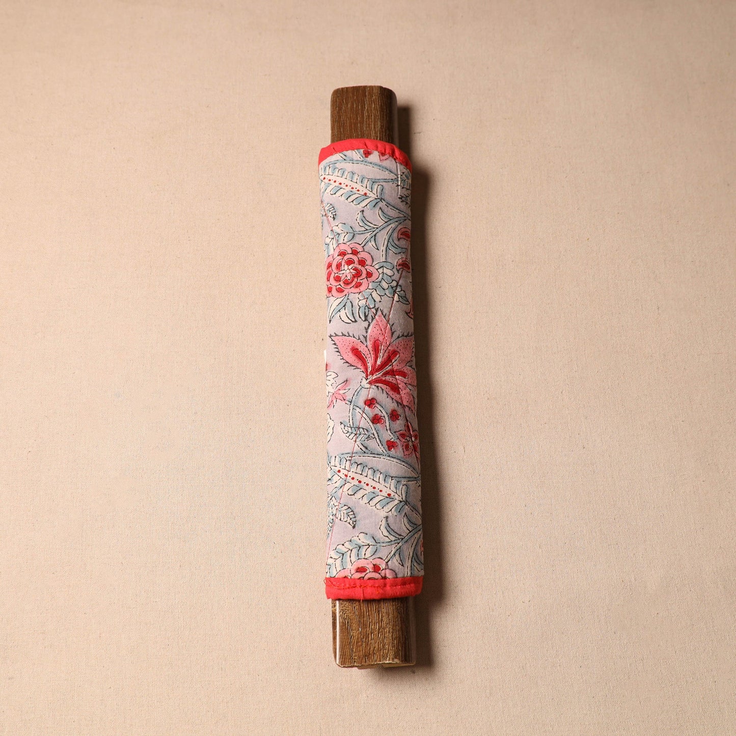 Grey - handmade cotton fridge handle cover 15 - handcrafted