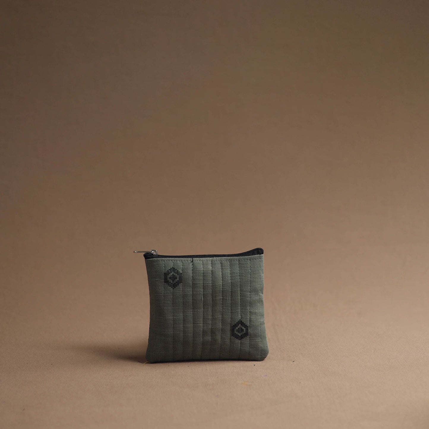 Grey - handmade cotton multipurpose utility pouches (set