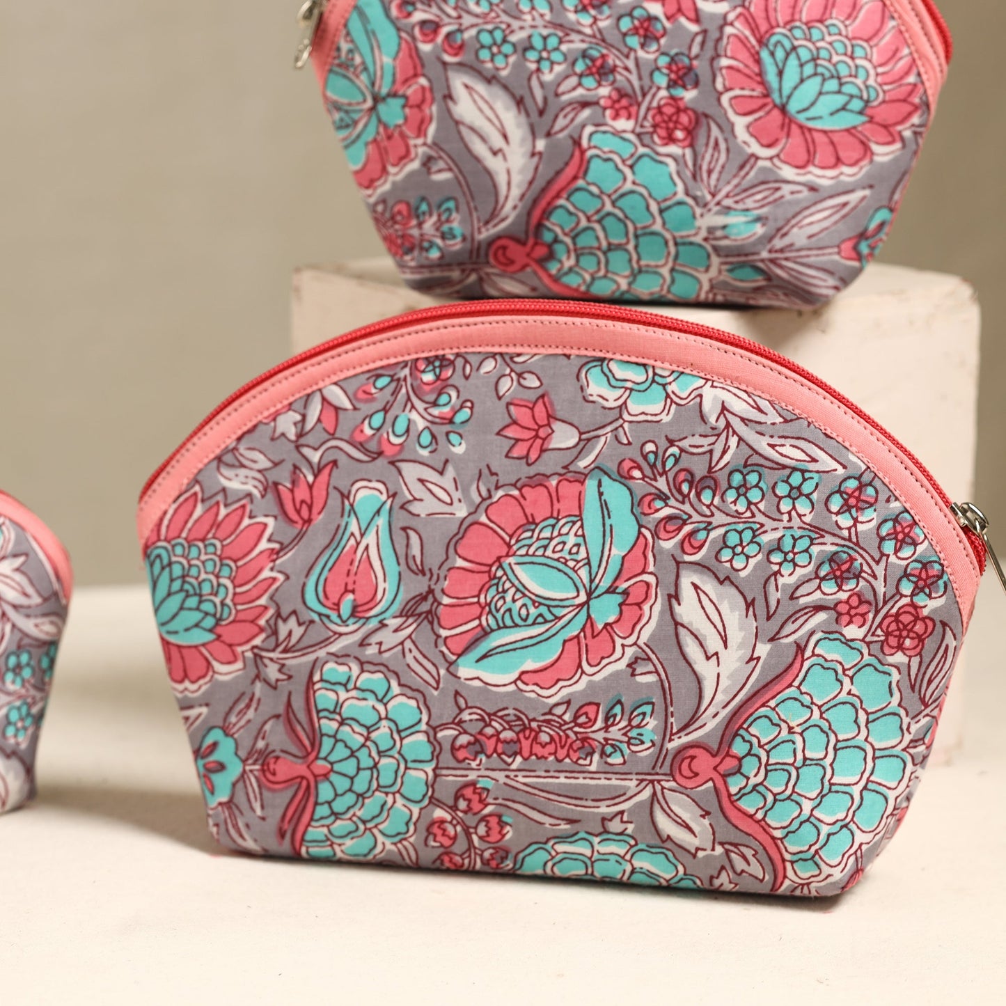 Handmade Cotton Toiletry Bags (Set of 3) 144