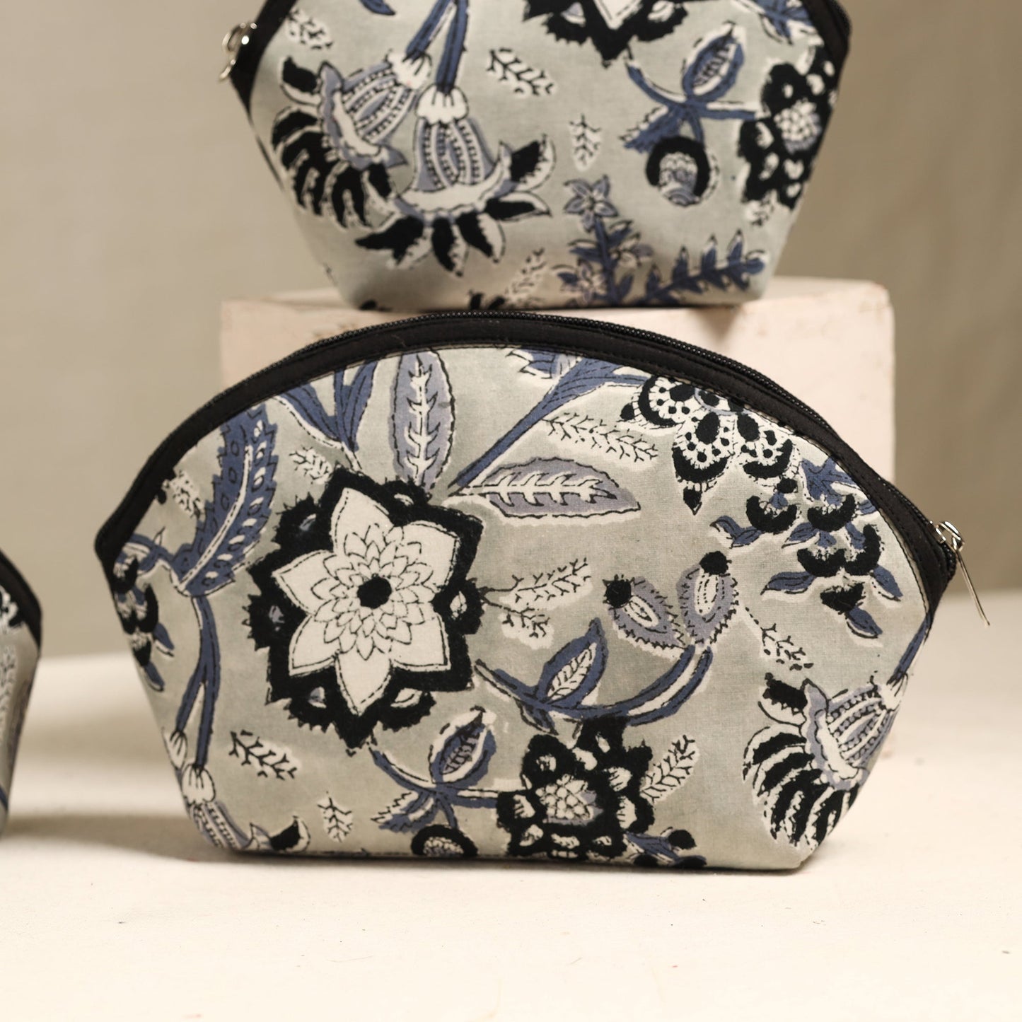 Handmade Cotton Toiletry Bags (Set of 3) 150