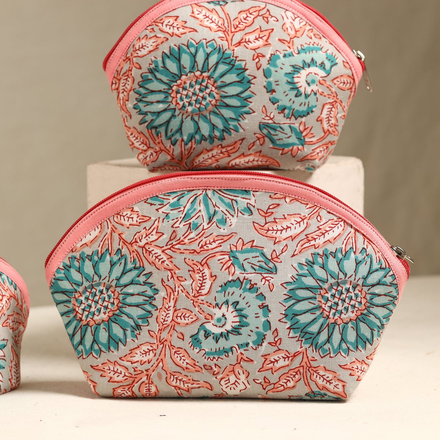 Handmade Cotton Toiletry Bags (Set of 3) 171