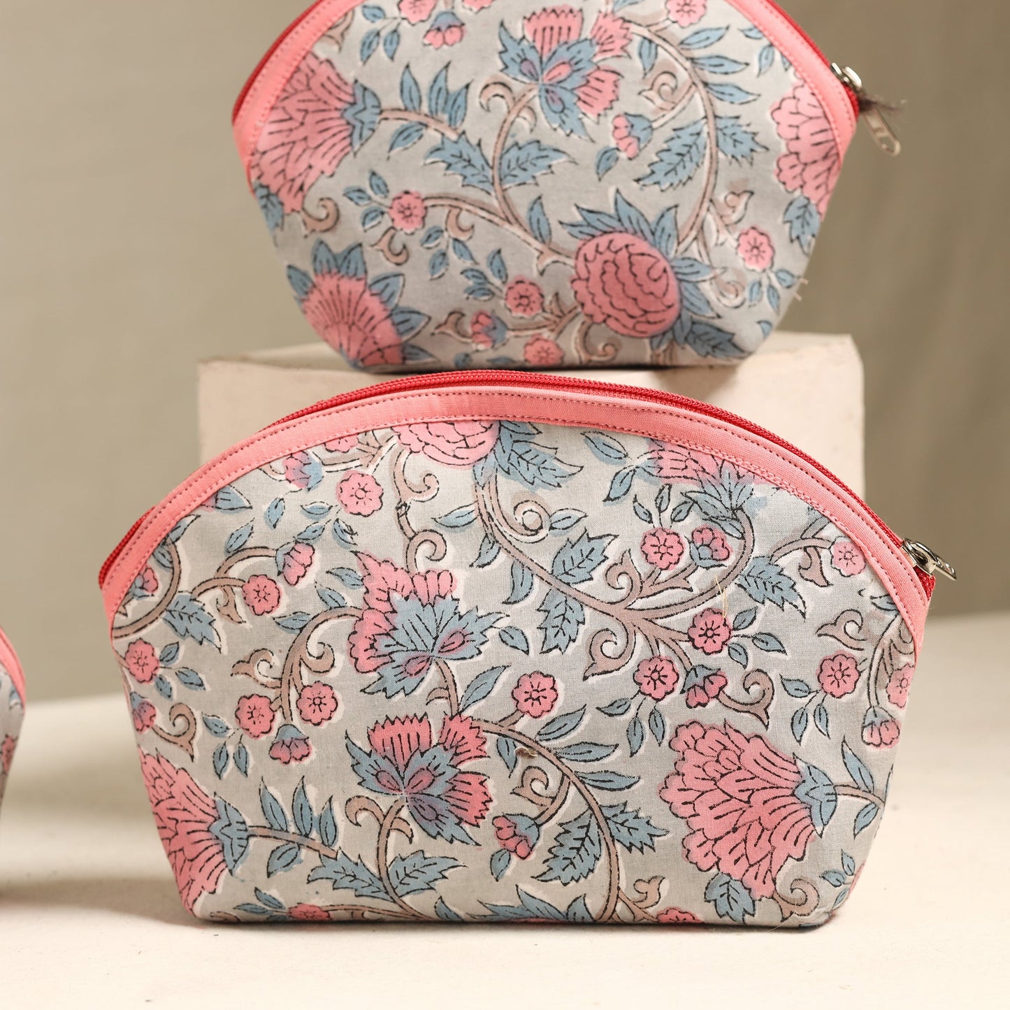 Handmade Cotton Toiletry Bags (Set of 3) 178