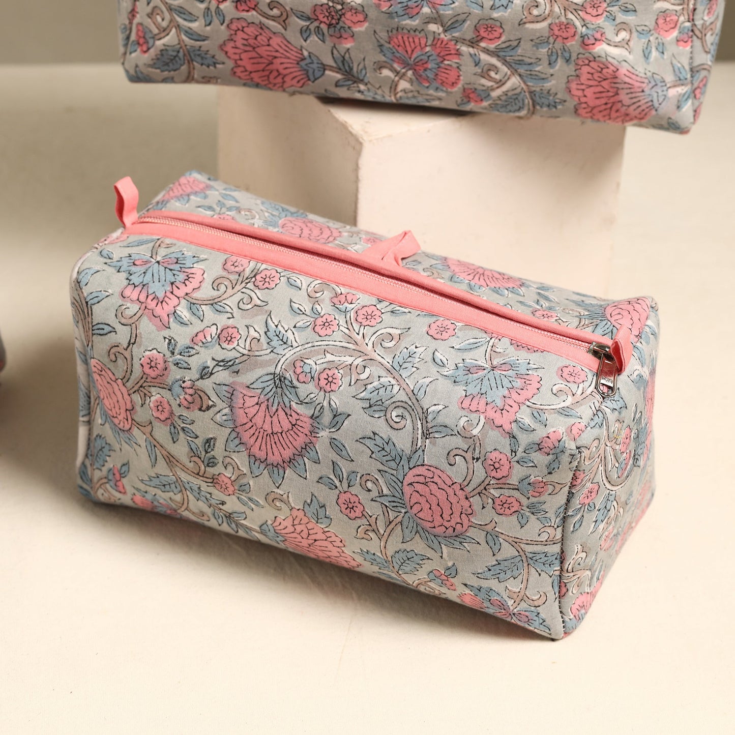 Handmade Cotton Toiletry Bags (Set of 3) 23