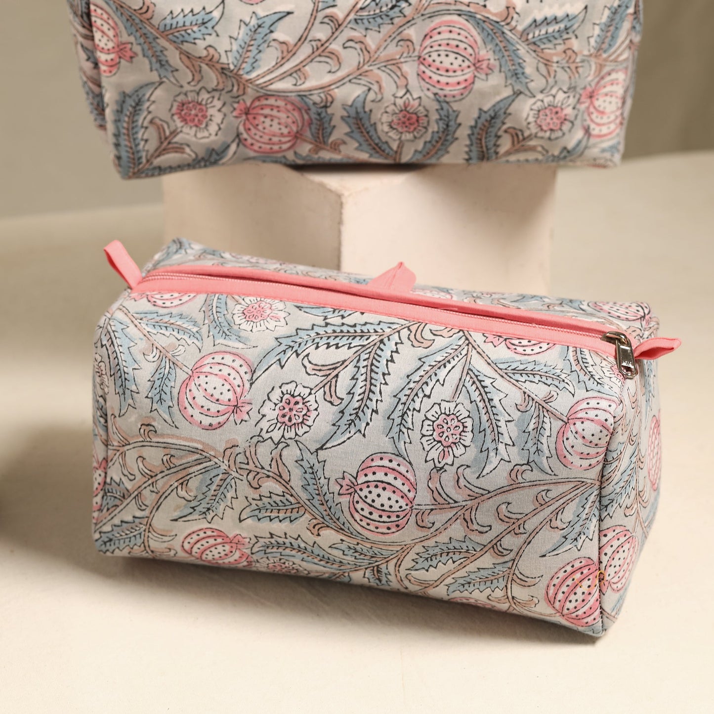 Handmade Cotton Toiletry Bags (Set of 3) 98