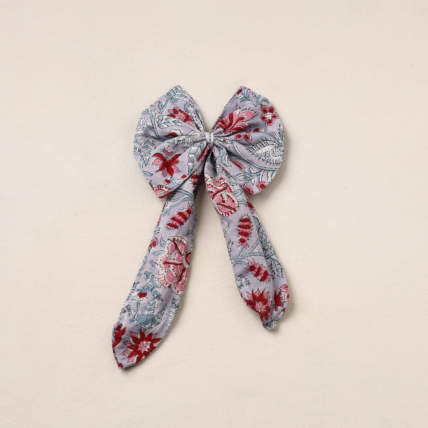 Handmade Fabric Bow Hair Clip