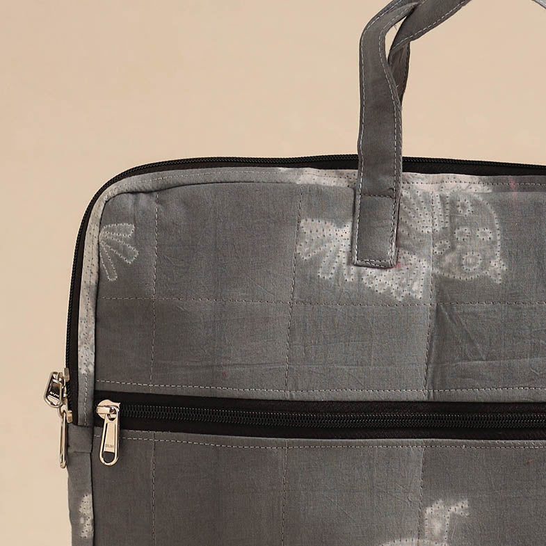 Handmade Quilted Cotton Laptop Bag