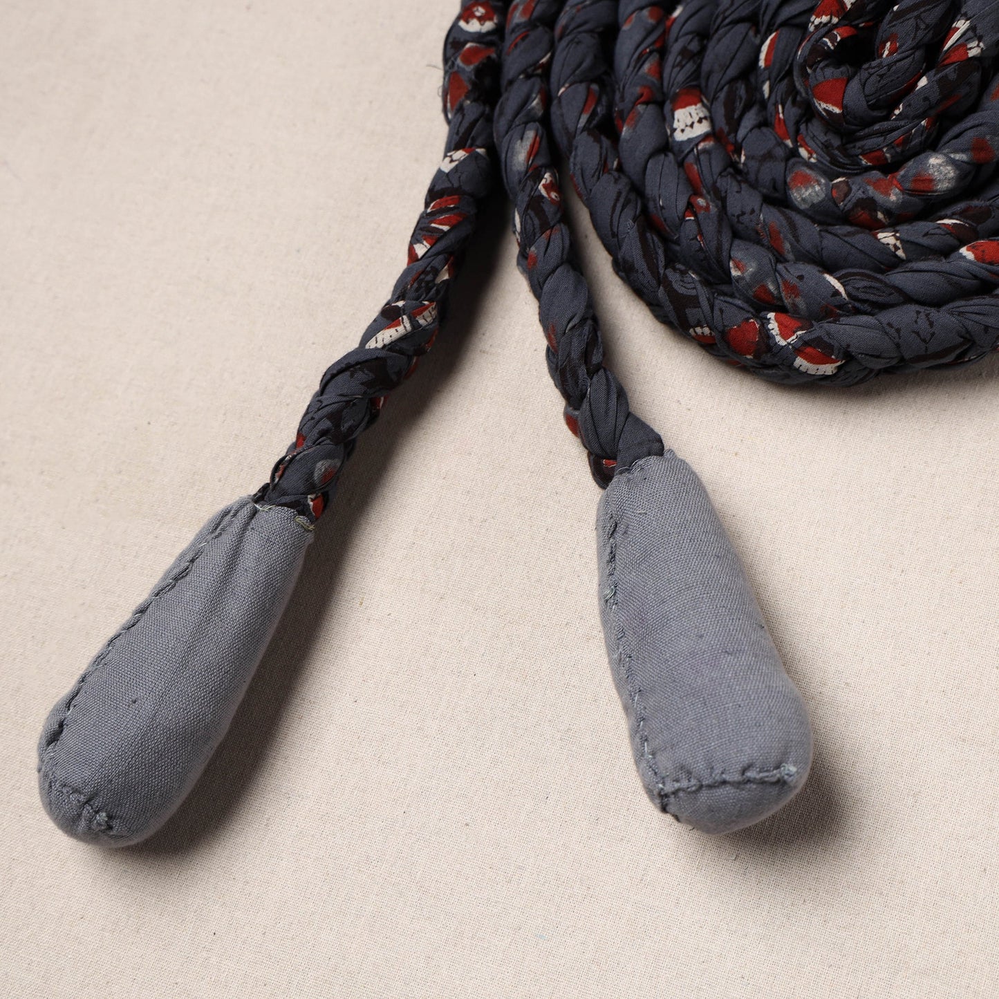 Handmade Upcycled Fabric Skipping Rope