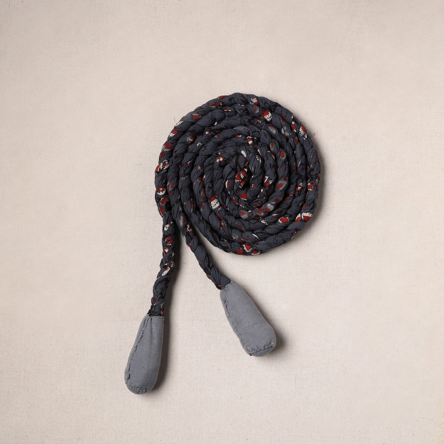 Handmade Upcycled Fabric Skipping Rope