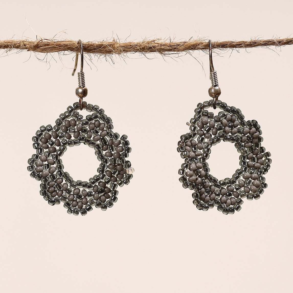 Hapur Beadwork Earrings by Aagaz