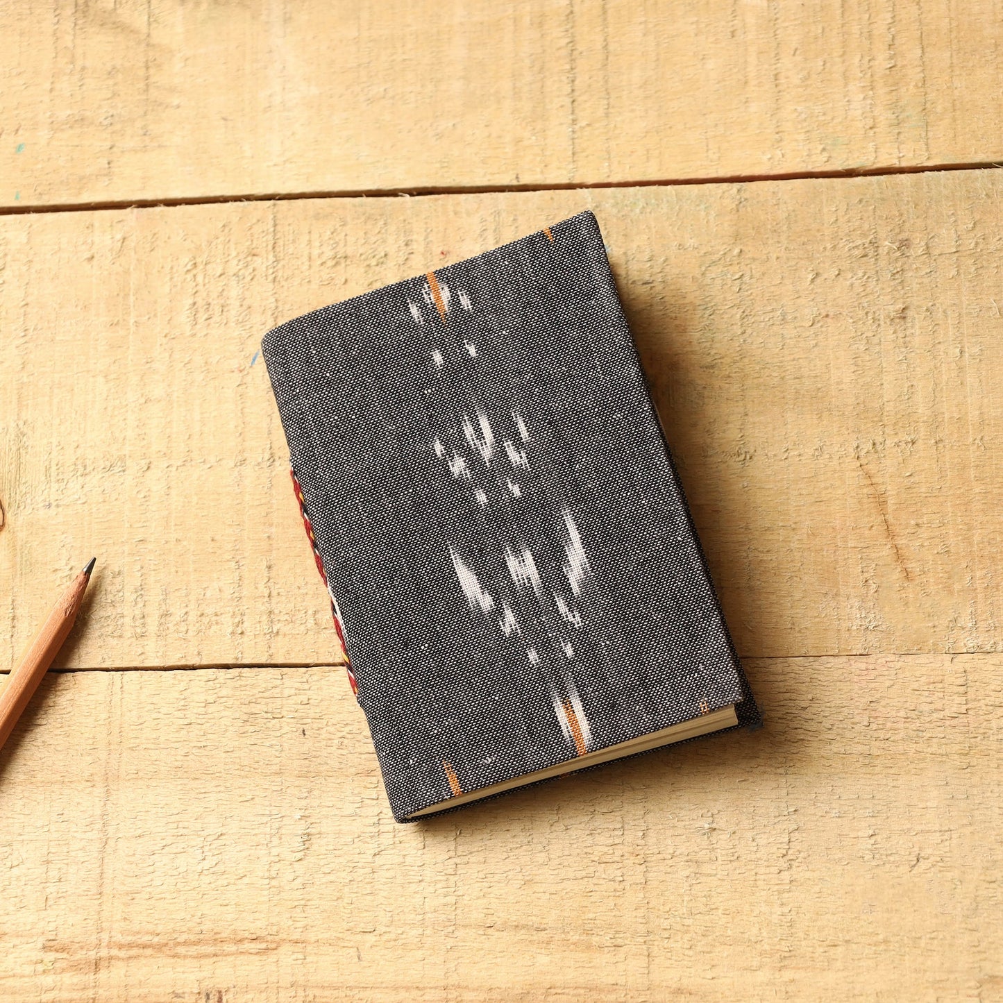 Ikat Fabric Cover Handmade Paper Notebook