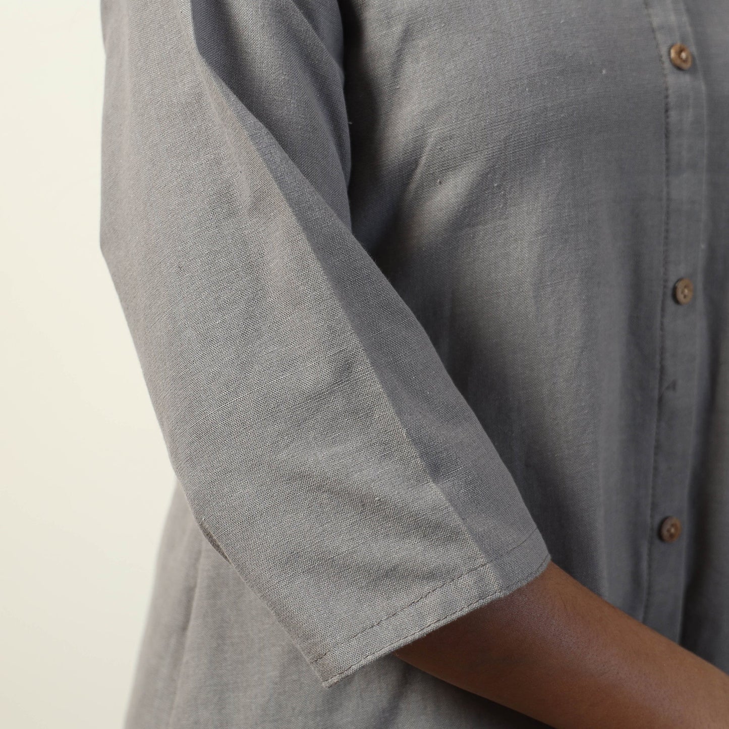 Jhiri Handloom Cotton A-Line Long Kurta