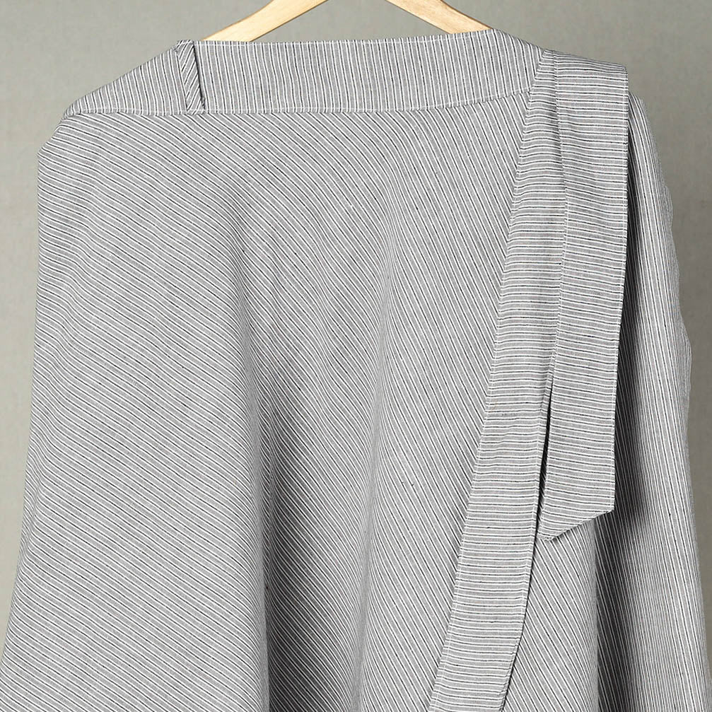 Buy Grey Jhiri Handloom Cotton Wrap Around Plain Skirt
