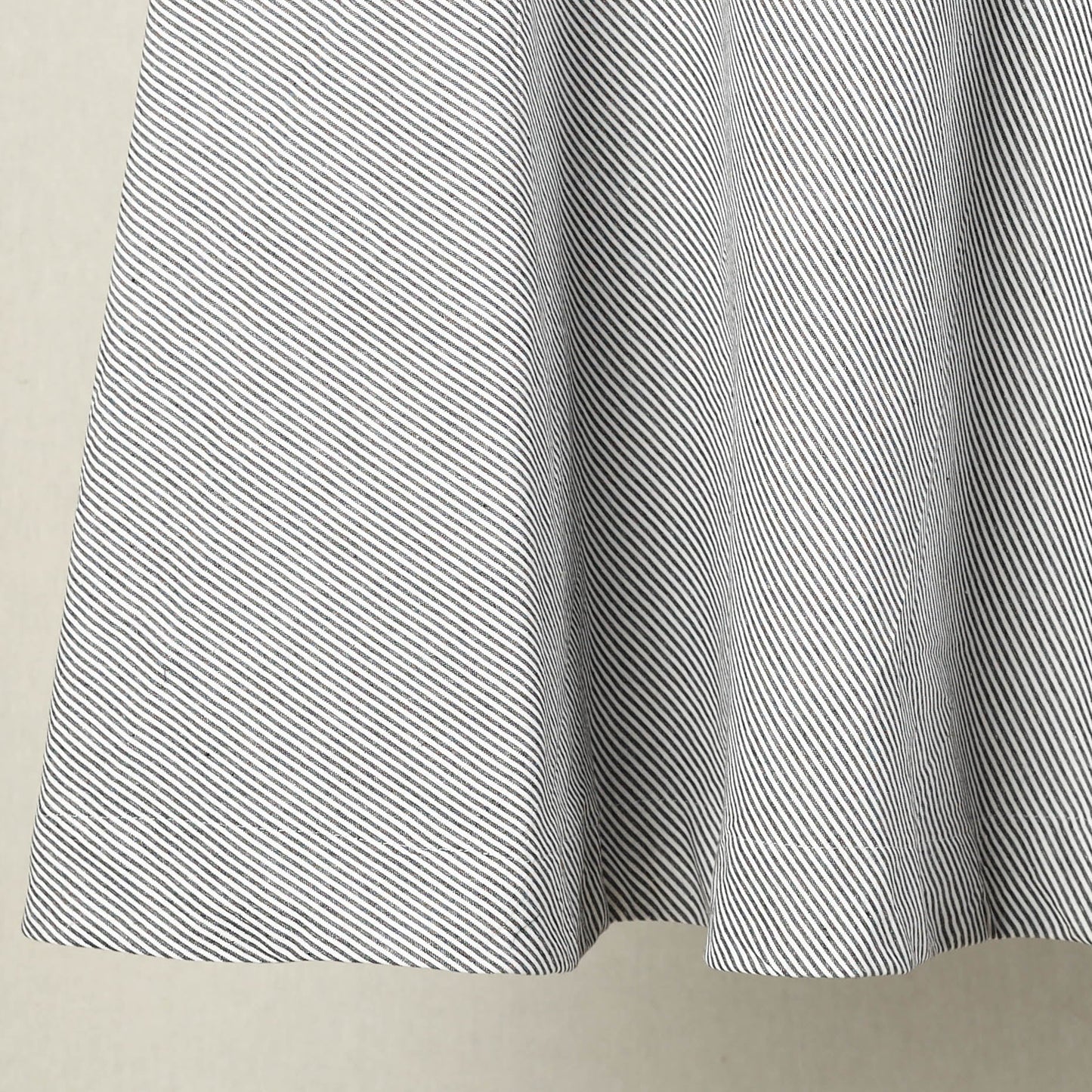 Grey Jhiri Handloom Cotton Wrap Around Plain Skirt