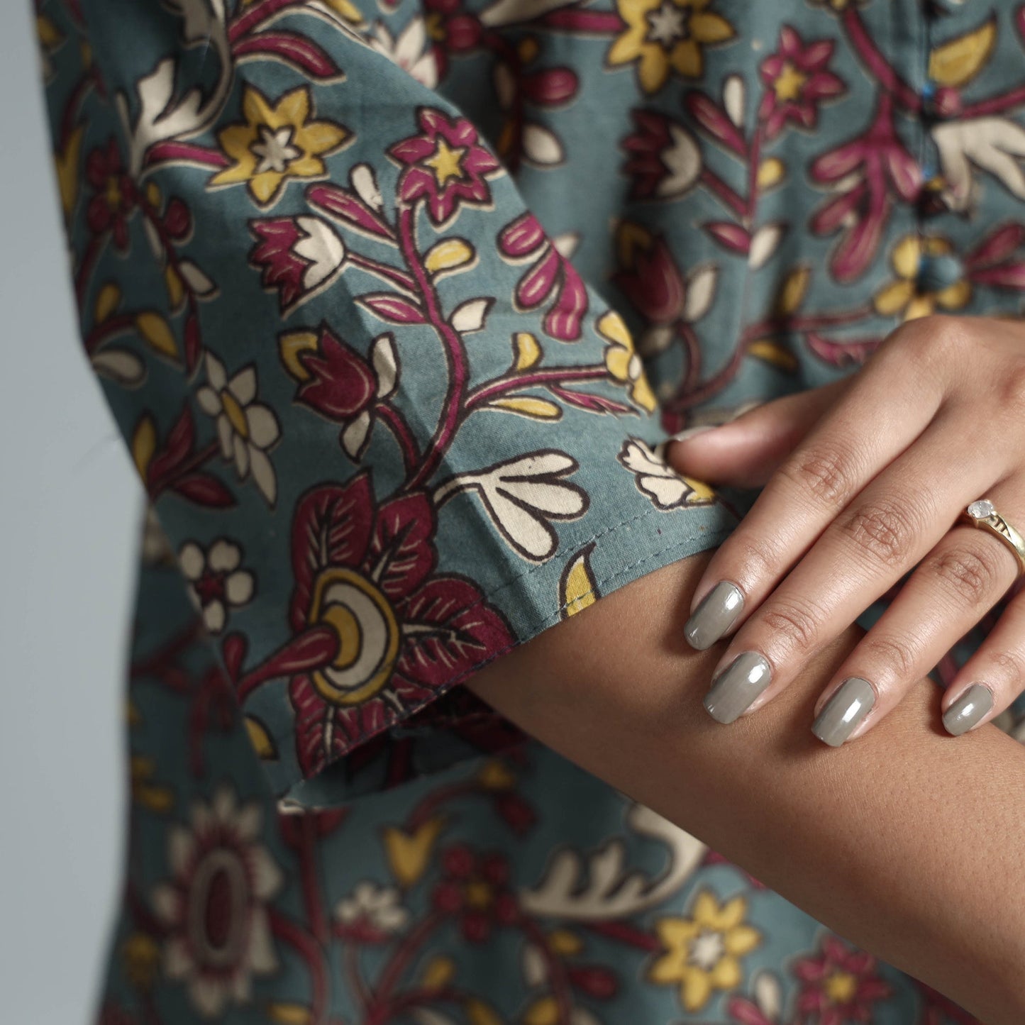 Kalamkari Printed Cotton Kurta For Women