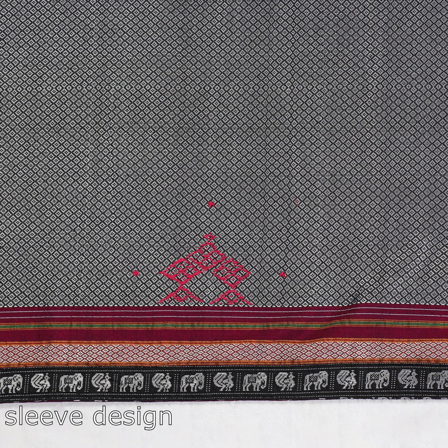 Buy Kasuti Embroidery Unstitched Khun Silk Cotton Blouse Piece