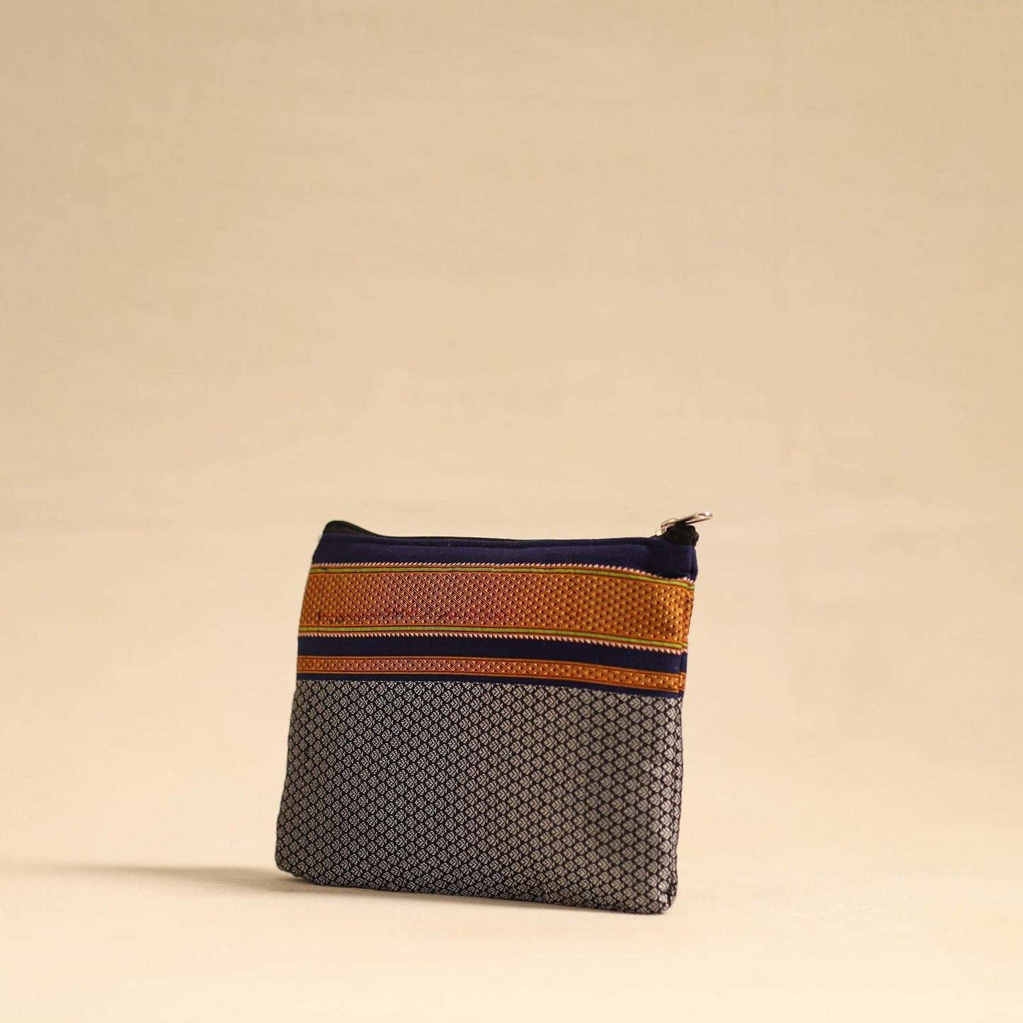 Blue Khun Fabric Quilted Cotton Utility Pouch