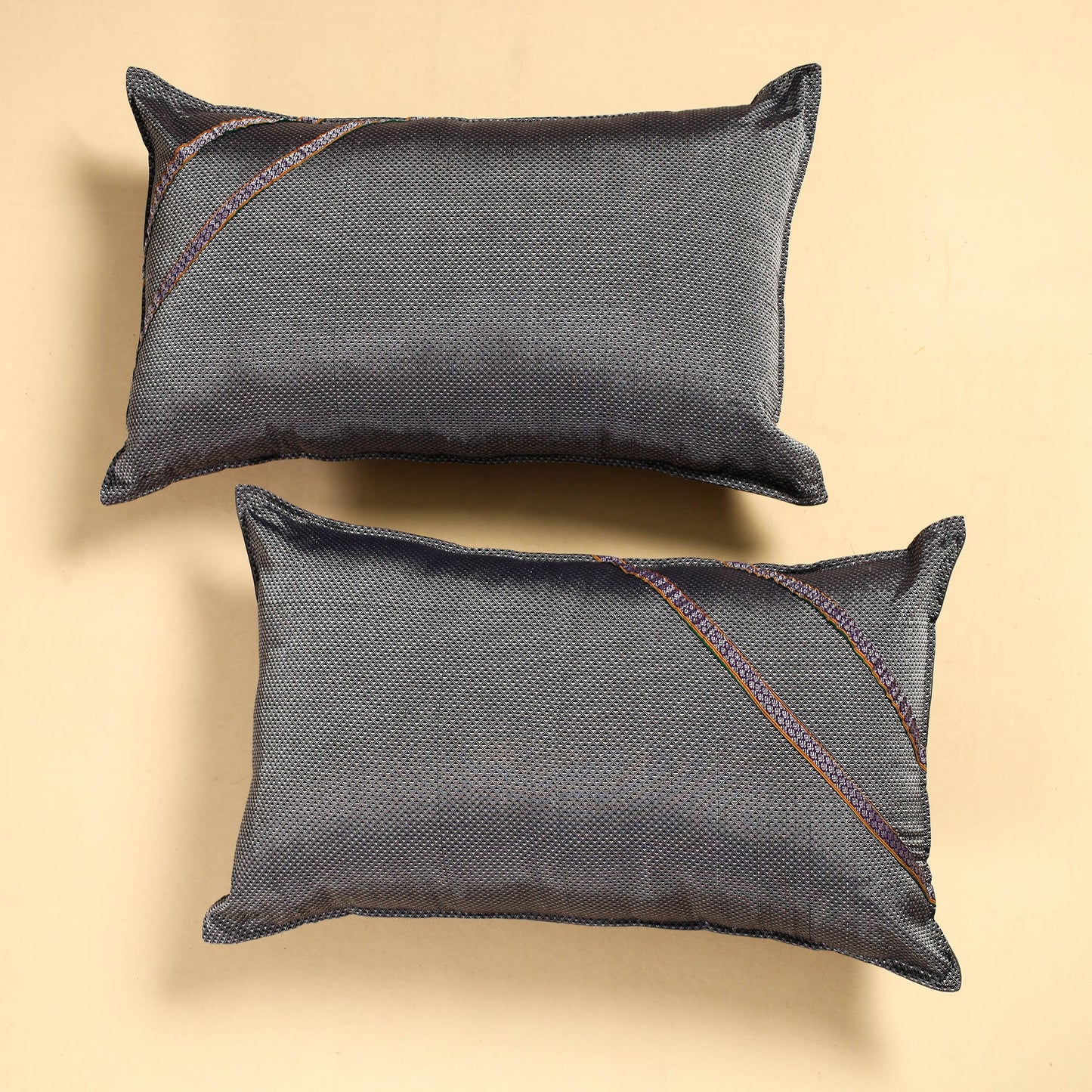 Khun Weave Cotton Pillow Covers (Set of 2)
