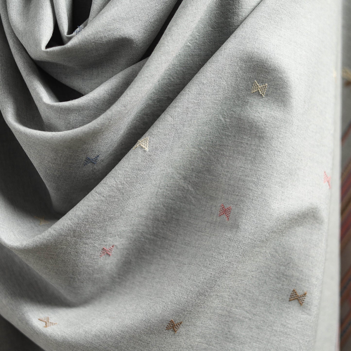 Kutch handwoven merino wool shawl 64 - handcrafted