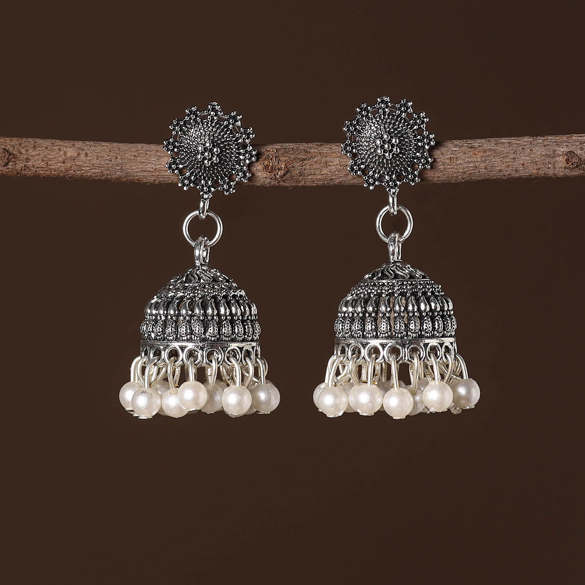 German Silver Earrings