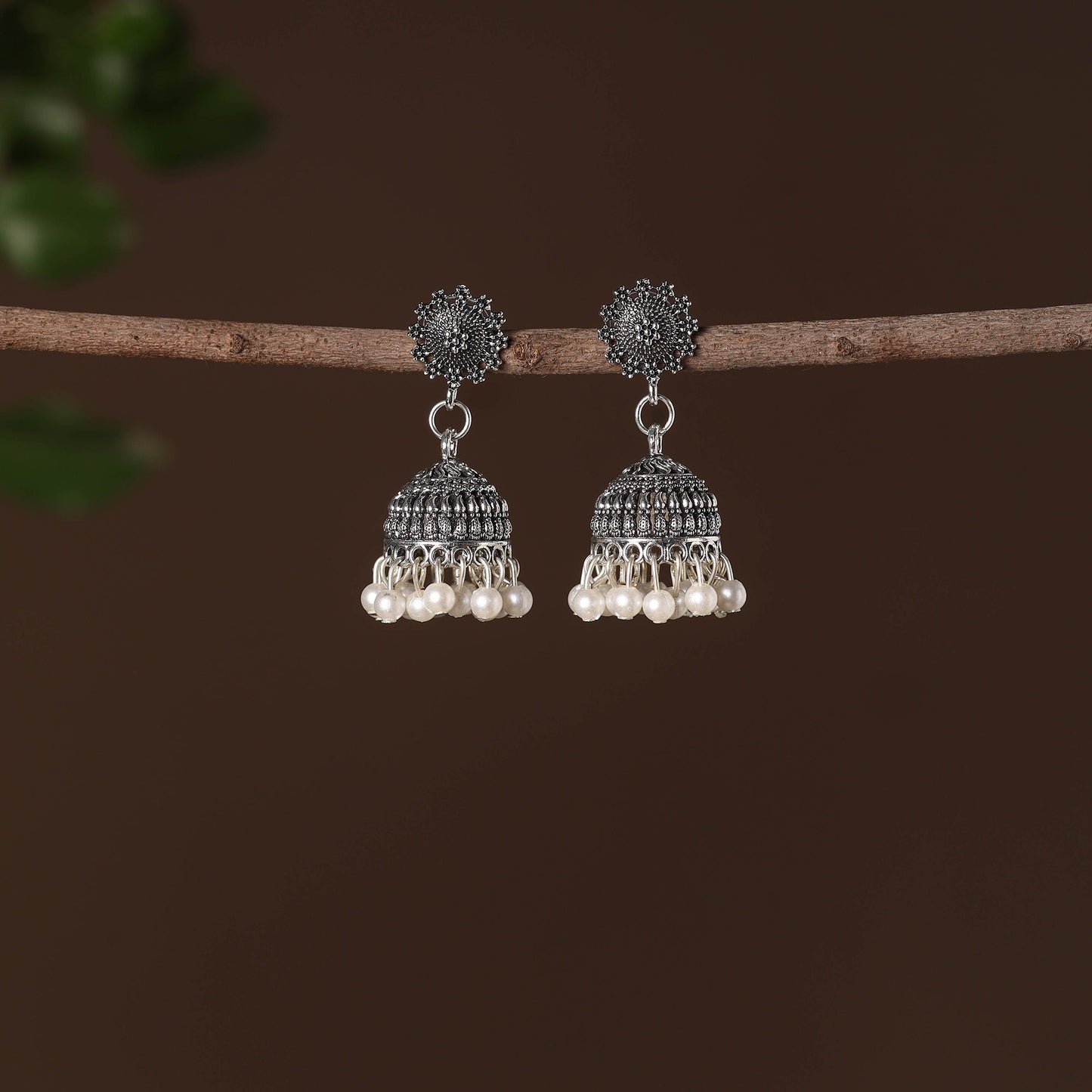 German Silver Earrings