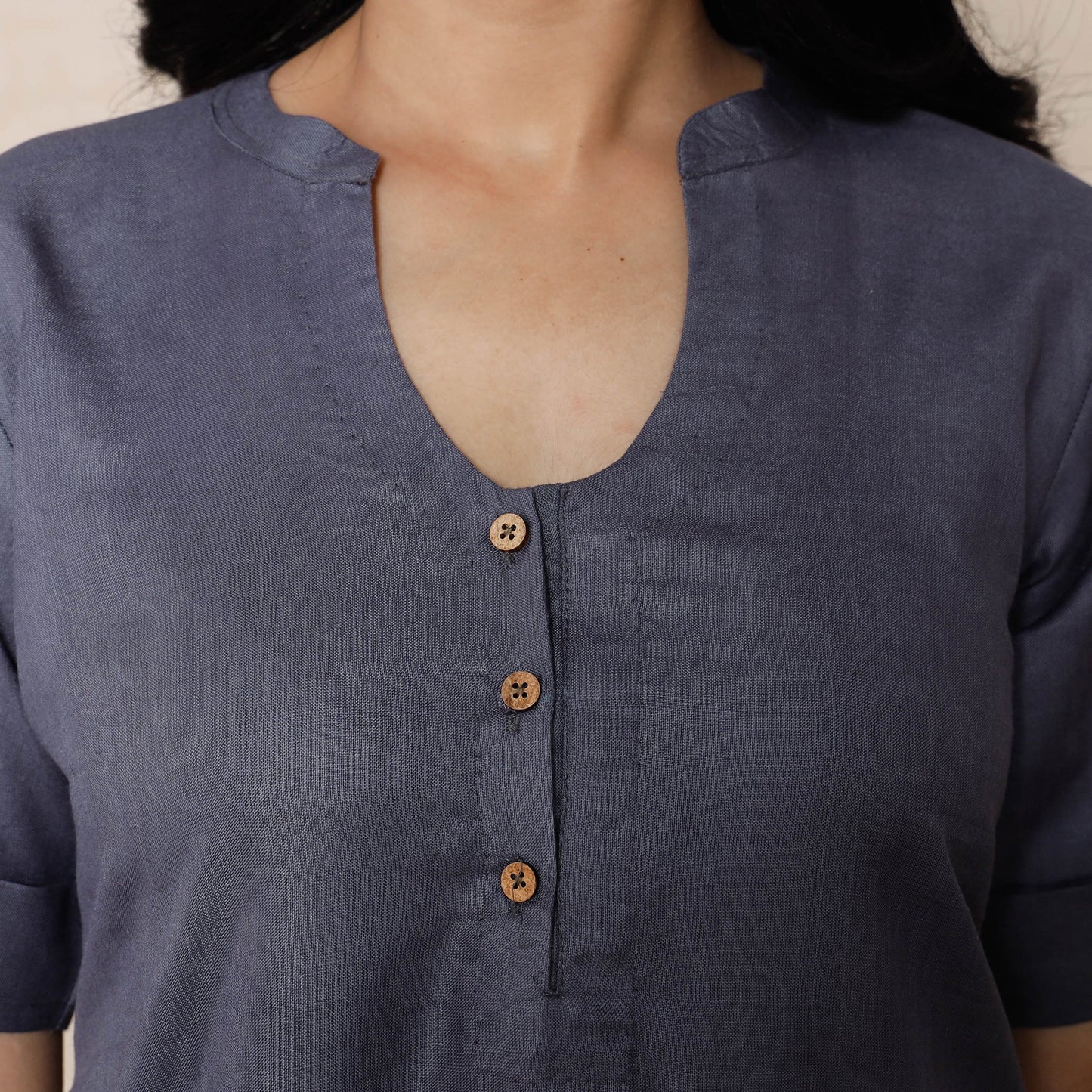 Linen Viscose Plain Kurta